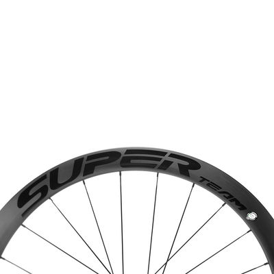 Superteam Tubulaire sans tube 25 mm Jante de vélo en fibre de carbone