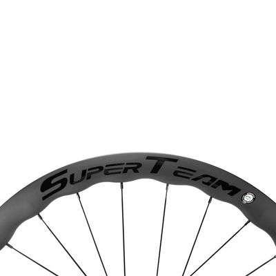 Superteam personnalisé 25mm largeur 45mm profondeur Clincher roues de vélo en carbone
