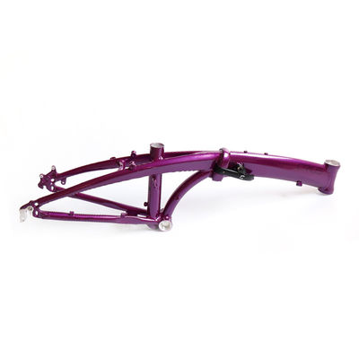 Cadre de vélo léger en alliage d'aluminium de 20 pouces pour pièces de vélo Crius Design pliable