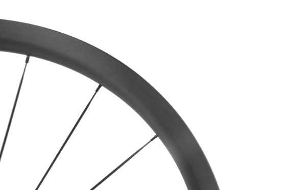 25mm largeur 50mm profondeur vélo routier sans tube roue de carbone ensemble 38C-25-R7 et personnalisation