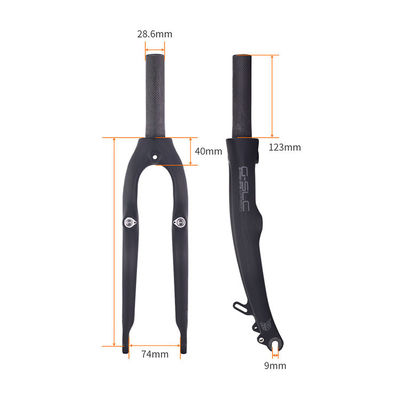 Vélo pliable de 20 pouces à fourchette avant en fibre de carbone 406 C clip V frein SP8 451 Crius