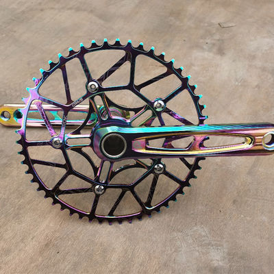 Crankset de vélo Litepro Plus 54T 170mm BCD 130mm Alliage d'aluminium Manche creuse par Crius