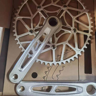 53T 56T 58T Vélos routiers Alliage d'aluminium CNC Litepro Plus Crankset de vélo 130 mm BCD