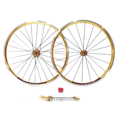 451 K-fun Disque frein ensemble de roues pliable Bicicle ensemble de roues Clincher Aluminium Alloy Wheel