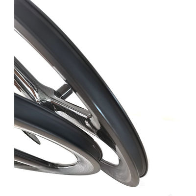 Super Team 451 3K Grosy Rim Brake Wheelset Noir pour les vélos de montagne professionnels