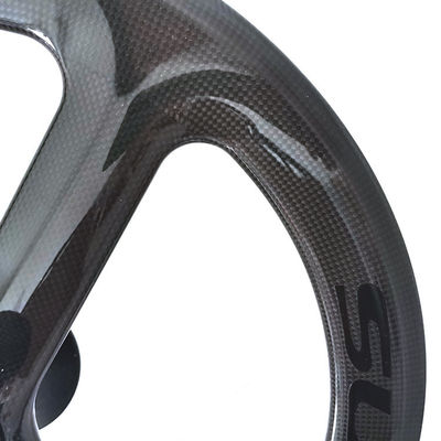 Super Team 451 3K Grosy Rim Brake Wheelset Noir pour les vélos de montagne professionnels