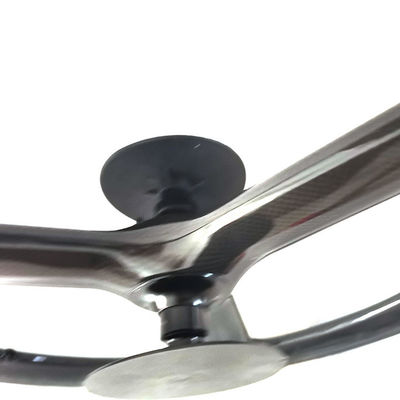 Super Team 451 3K Grosy Rim Brake Wheelset Noir pour les vélos de montagne professionnels