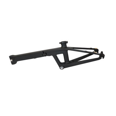 Cadre de vélo en carbone élégant de 20 pouces avec mode de traitement de surface brillante et BB92mm Pressfit