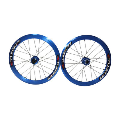 451 frein à disque alliage d'aluminium roues de vélo roues de vélo clincher 24-30h trou à rayures