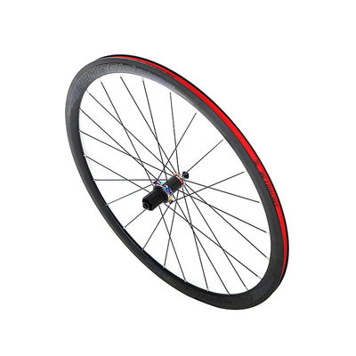 700c ensemble de roues 24/24 trous rétroéclairage jante frein ou jante carbone hub pour et la performance