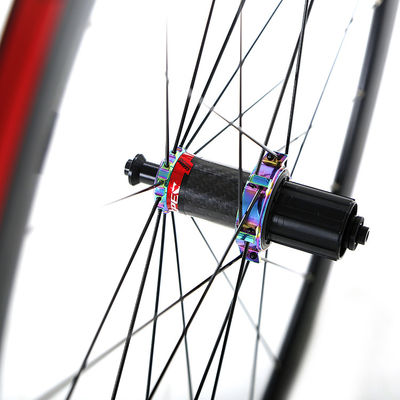700c ensemble de roues 24/24 trous rétroéclairage jante frein ou jante carbone hub pour et la performance