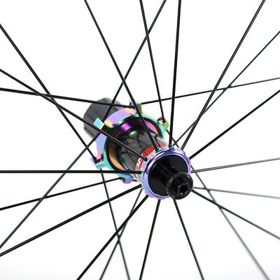 700c ensemble de roues 24/24 trous rétroéclairage jante frein ou jante carbone hub pour et la performance