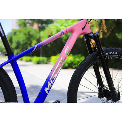 Vélo de montagne en fibre de carbone pour adultes 29 pouces fourchette en alliage d'aluminium