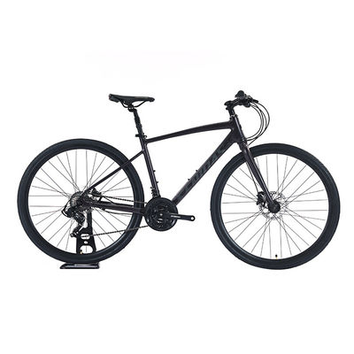 Vélo d'aventure 700*35C avec pédale ordinaire et fourche en aluminium