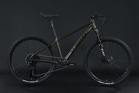 Vélo de montagne en aluminium à suspension complète avec roue de 27,5 pouces et changement de direction Shimano
