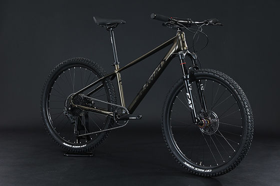 Vélo de montagne en aluminium à suspension complète avec roue de 27,5 pouces et changement de direction Shimano