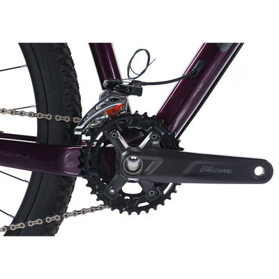 Vélo de montagne en fibre de carbone de 29 pouces avec des pièces de rechange Shimano 22s personnalisable