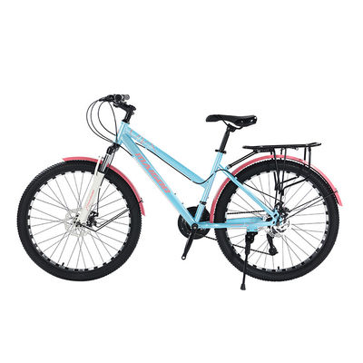 Fréquence à disque mécanique 21 vitesses Cadre en acier Vélo de route de montagne pour la ville Vélo de voyage