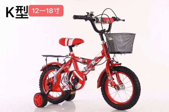 Vélo en acier de 12 pouces pour enfants avec roues d'entraînement Vélo d'entrée de gamme pour enfants de 12 14 16 18 20 pouces avec support