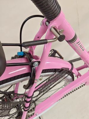 24 pouces vélo de ville vélo de ville à vitesse unique frein à disque avec dynamo lumière