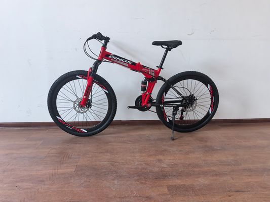 Vélo de montagne pliant de 26 pouces avec suspension Vélo pliant de 26 pouces avec freins à disque