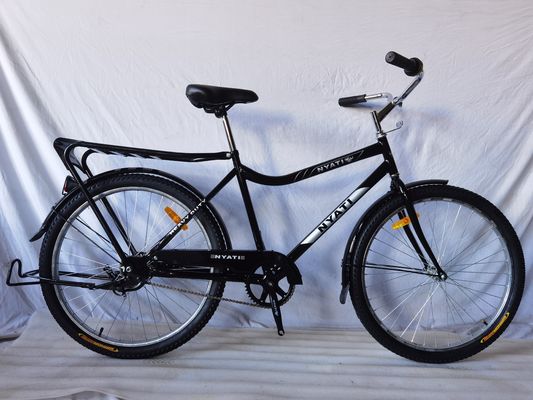 26 pouces vélo lourd avec frein à roues de fond 26 pouces vélo utilitaire de grande capacité vélo cargo traditionnel avec rack arrière vélo de marchandise de marché agricole 26 pouces