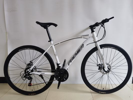 700C Hi-Ten Steel Commuter Bike à bas prix 700C Road Bike 700C Flat Bar Road Bike 21 vitesses Vélo routier pour hommes et femmes
