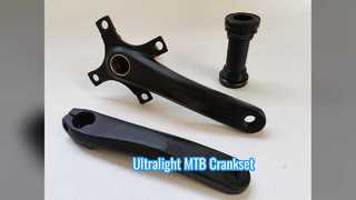 Pédalier VTT léger 170 mm en alliage 104BCD